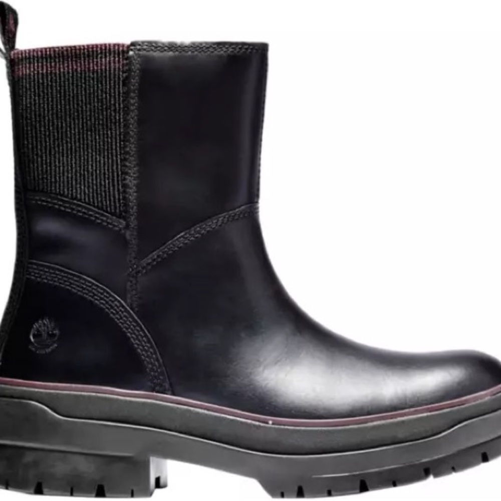 Timberland Women's Malynn Waterproof Side-Zip Winter Boots - black, 9.5